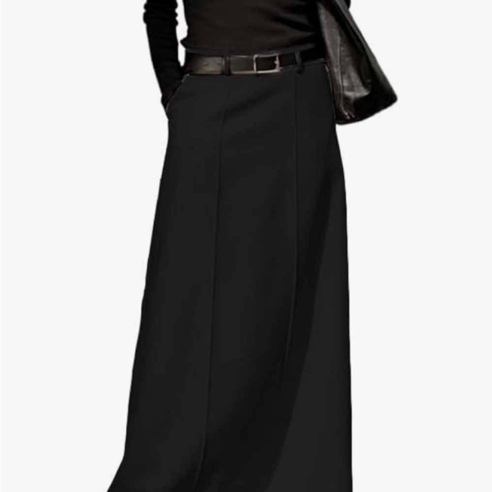 Black Maxi Skirt.